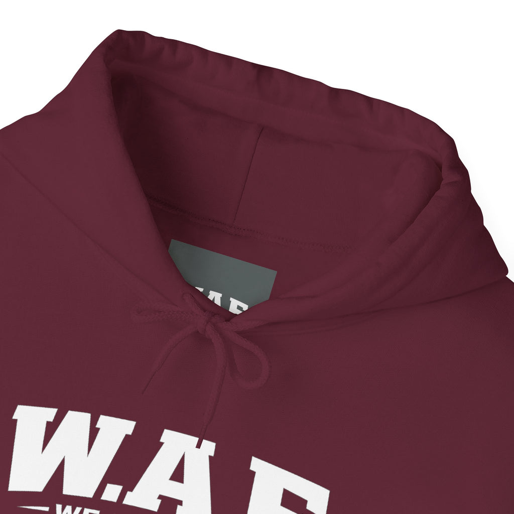 W.A.F. Hoodie – 'We All Feed' Graphic Pullover