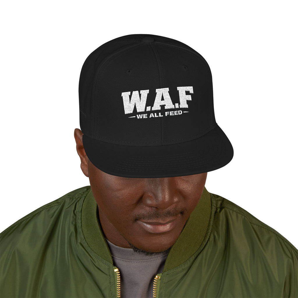 Distressed W.A.F Embroidered Snapback