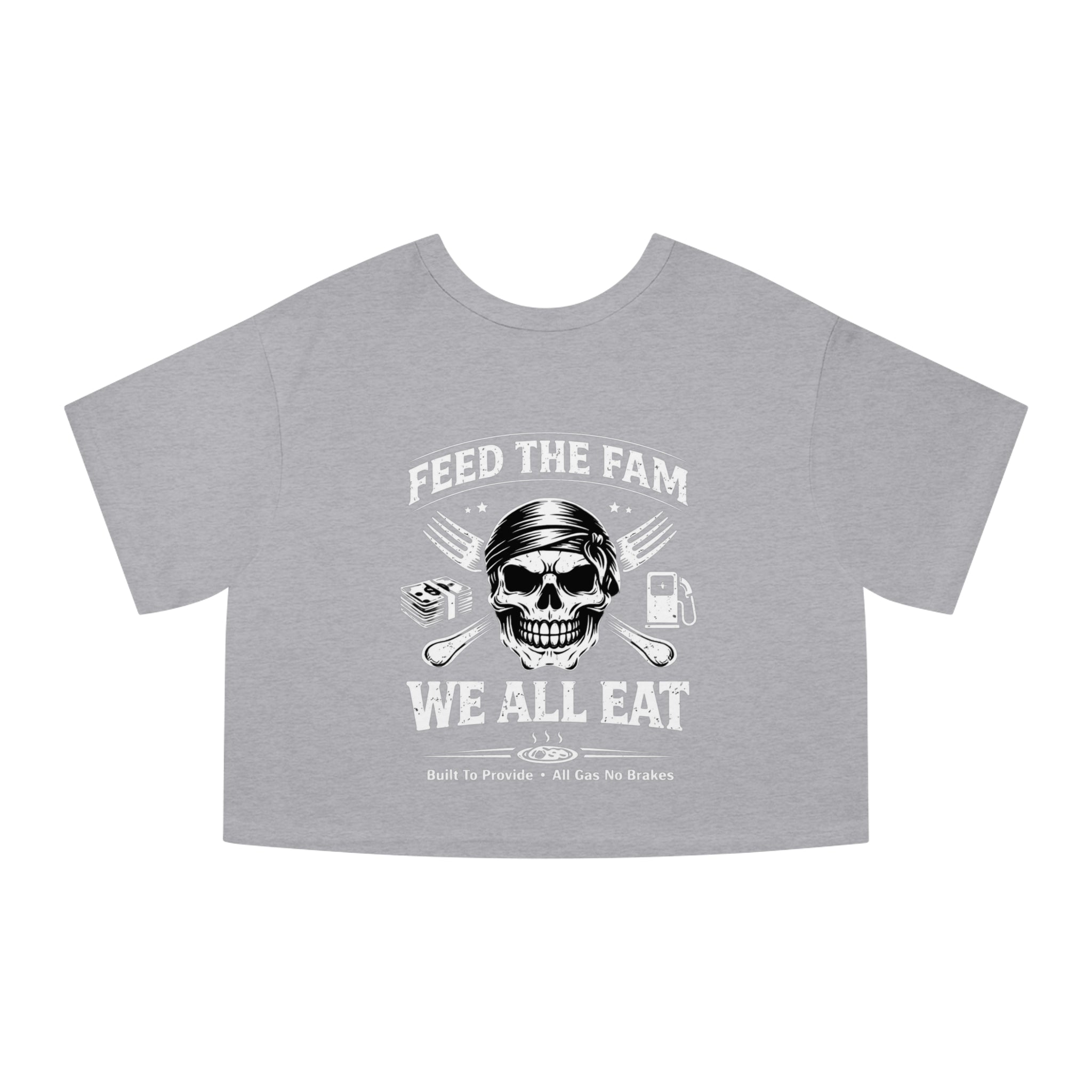 W.A.F Feed The Fam Cropped T-Shirt