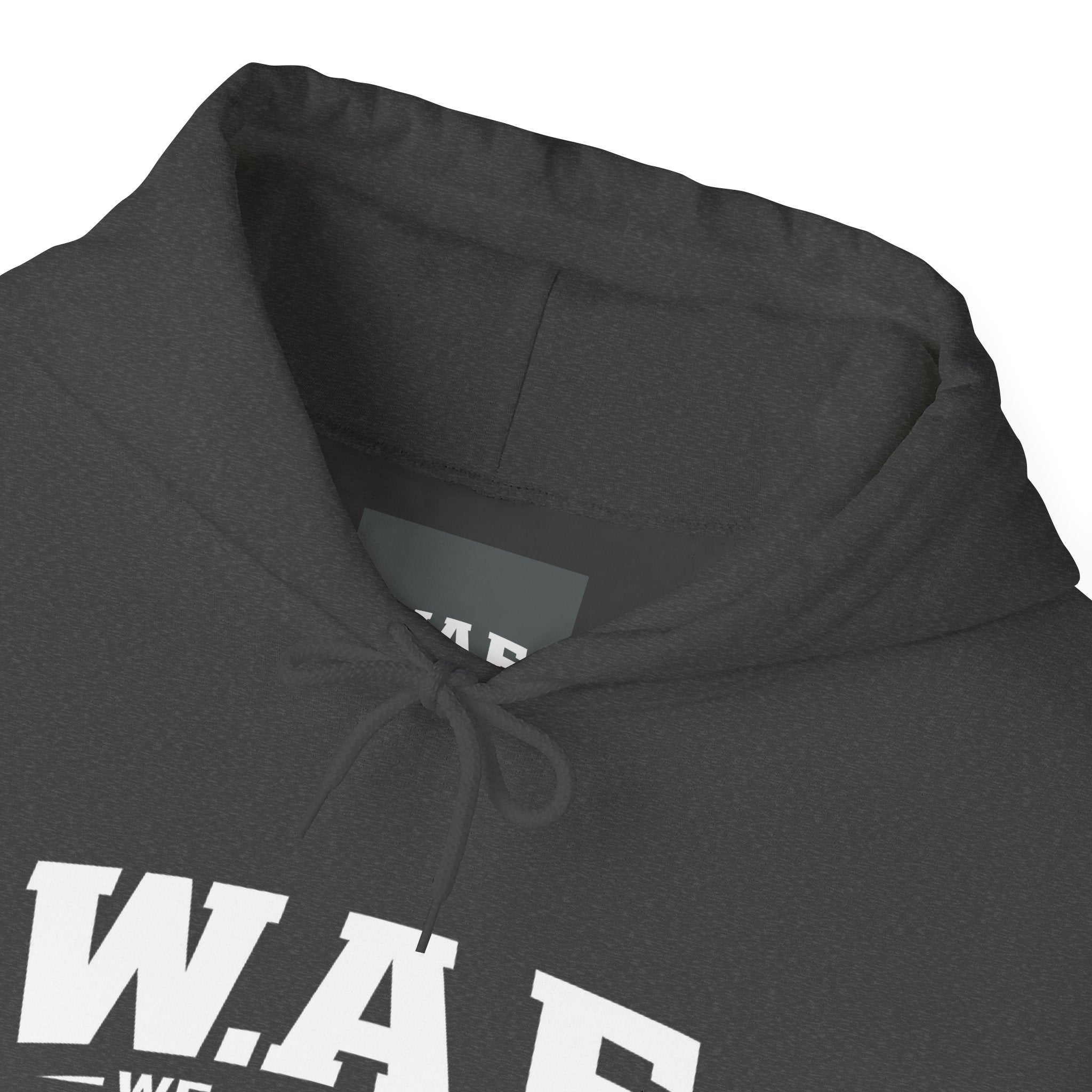 W.A.F. Hoodie – 'We All Feed' Graphic Pullover