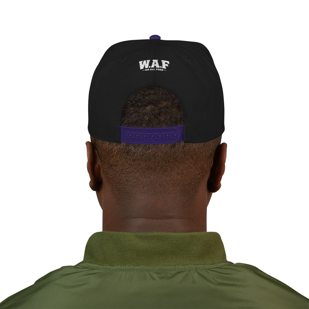 Distressed W.A.F Embroidered Snapback