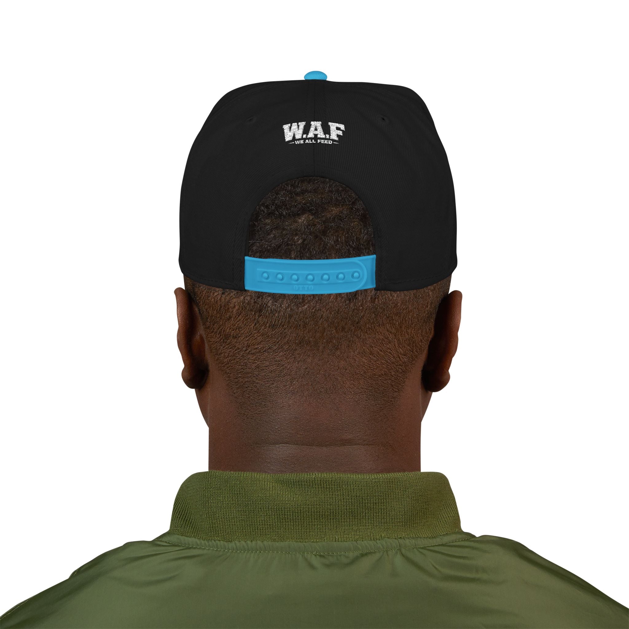 Distressed W.A.F Embroidered Snapback