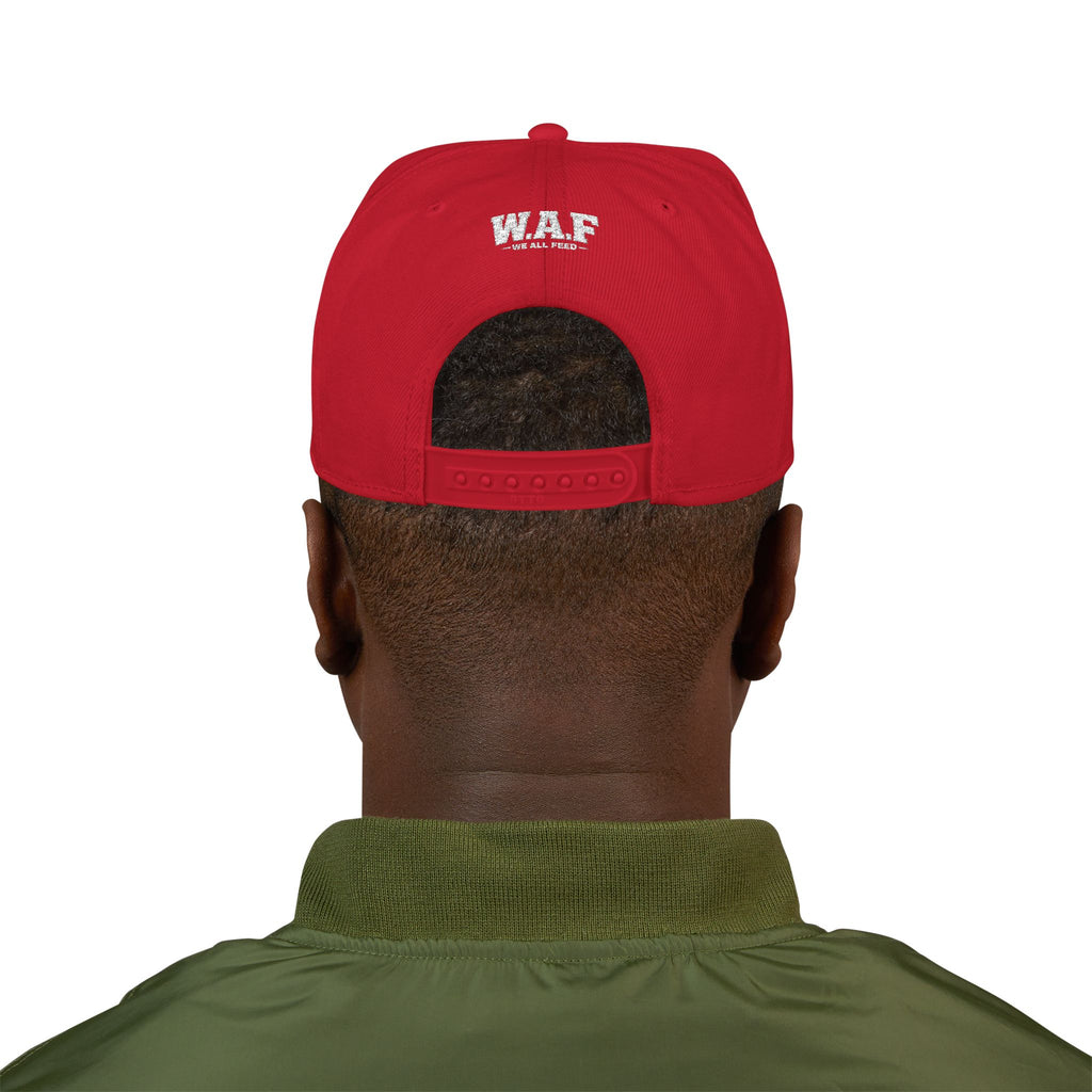 Distressed W.A.F Embroidered Snapback