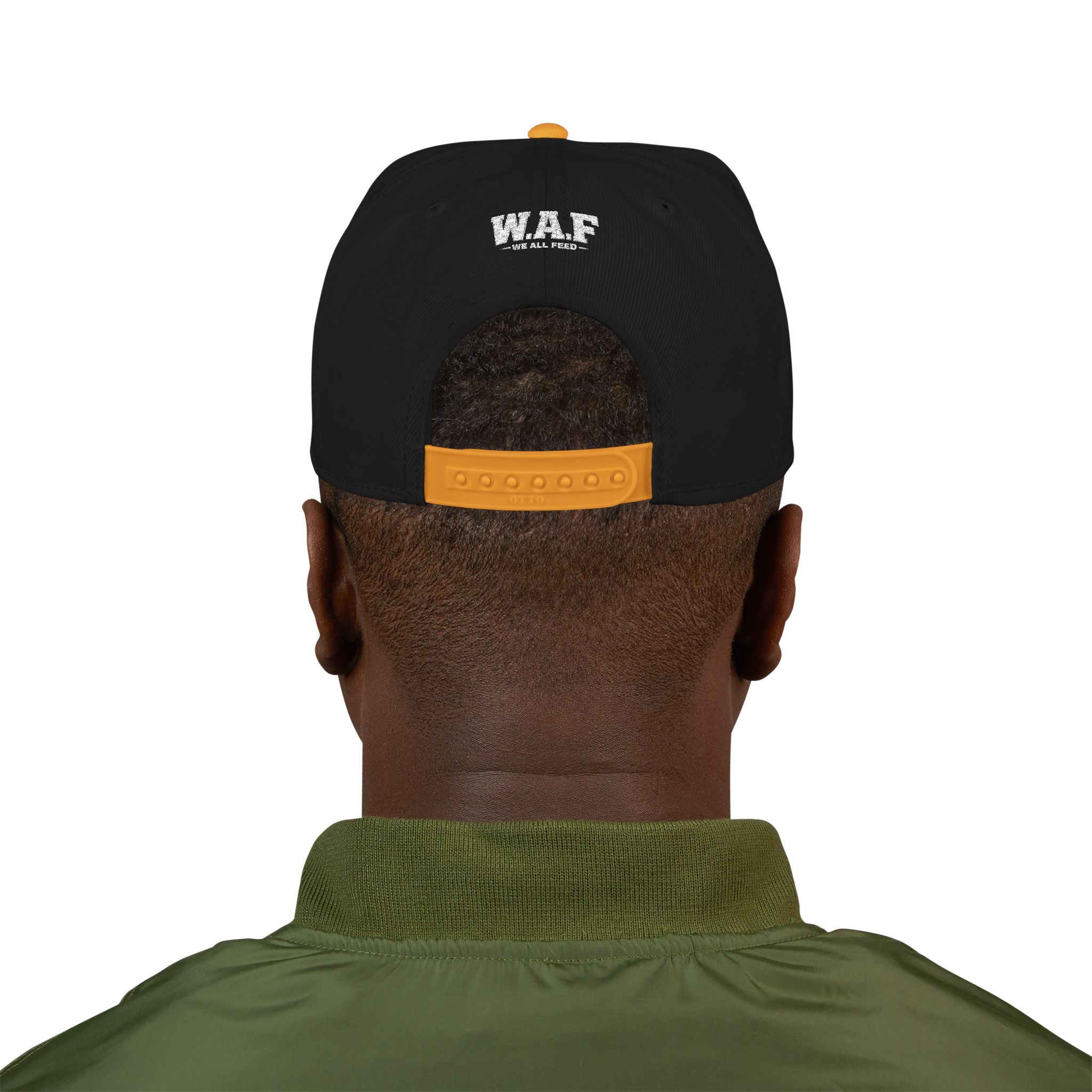 Distressed W.A.F Embroidered Snapback