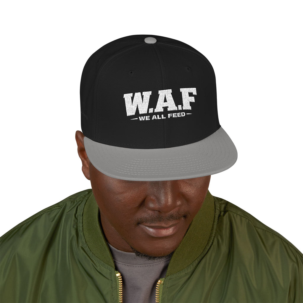 Distressed W.A.F Embroidered Snapback