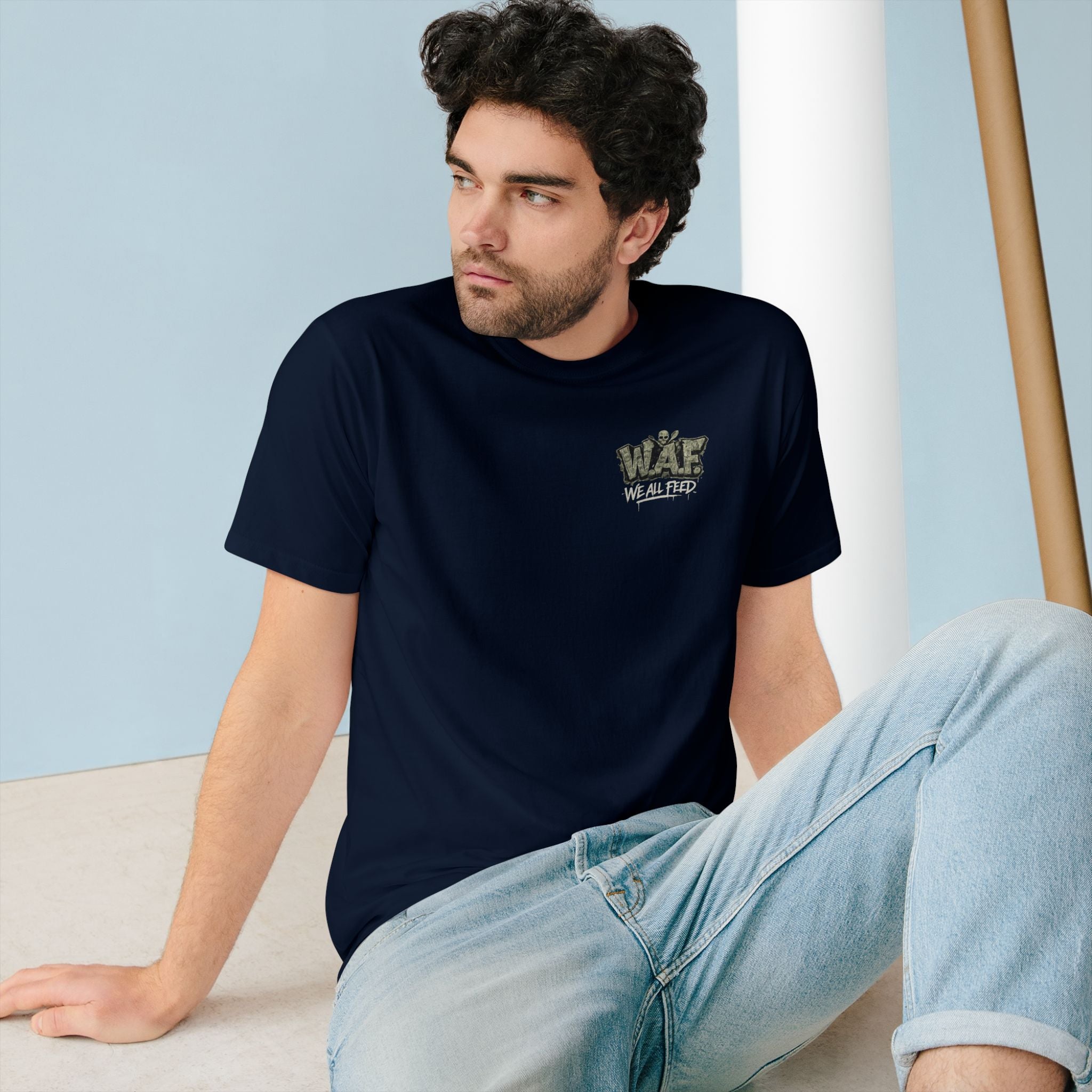 W.A.F "We All Eat Nobody Starves" Graphic Tee