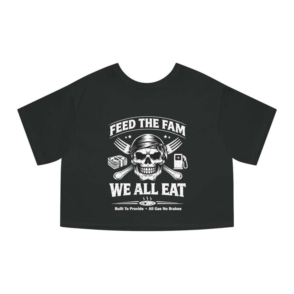 W.A.F Feed The Fam Cropped T-Shirt