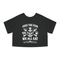 W.A.F Feed The Fam Cropped T-Shirt