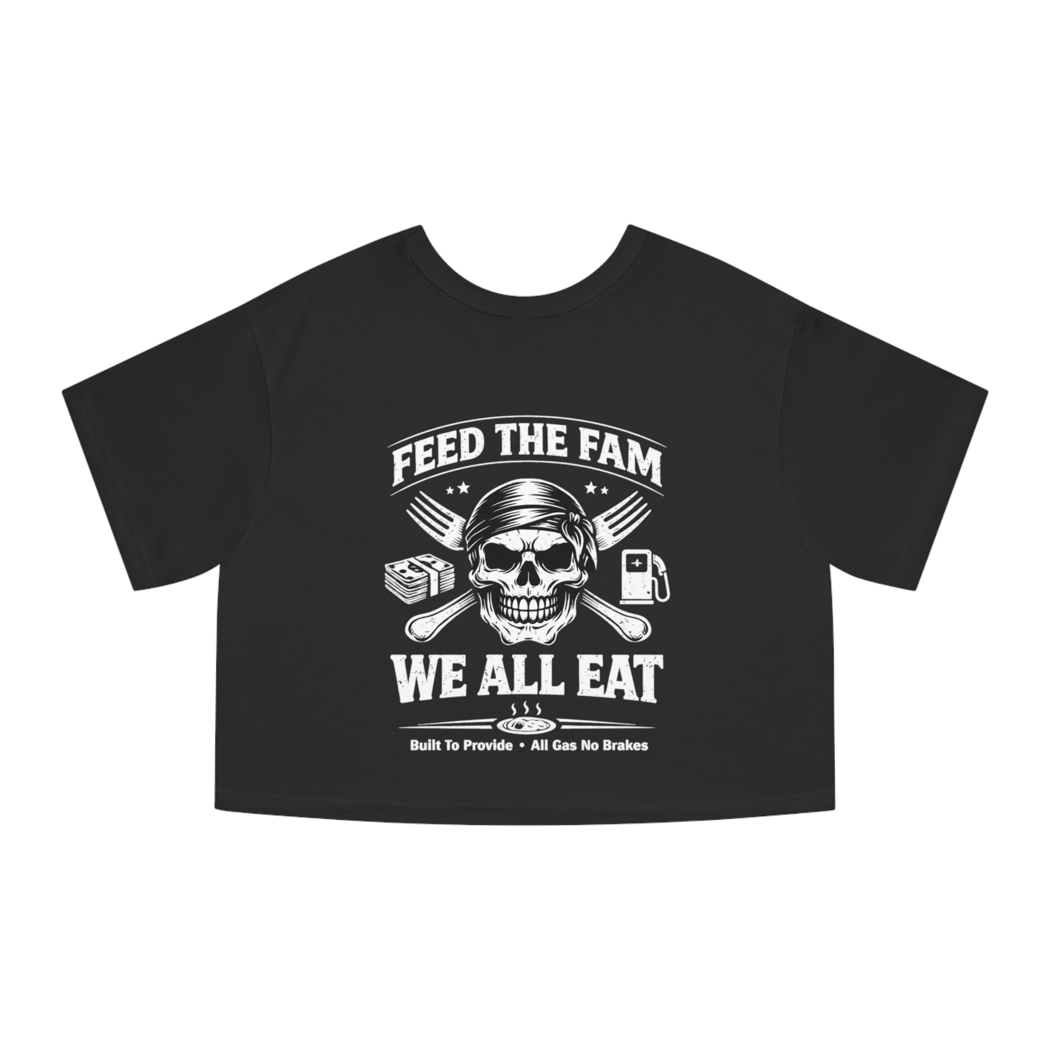 W.A.F Feed The Fam Cropped T-Shirt