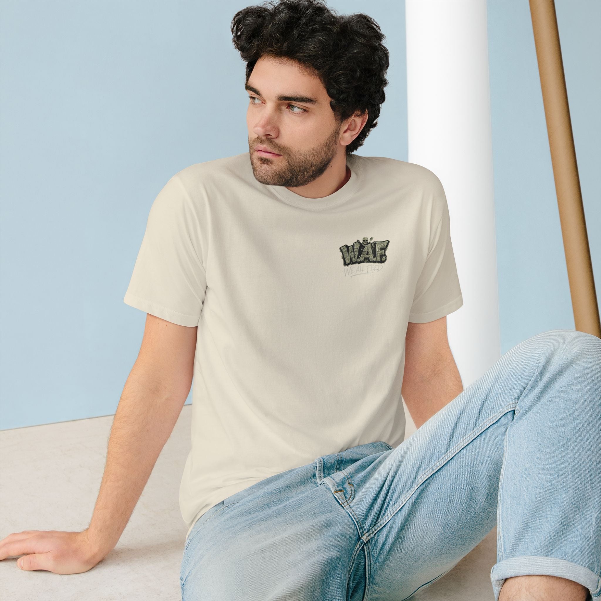W.A.F "We All Eat Nobody Starves" Graphic Tee