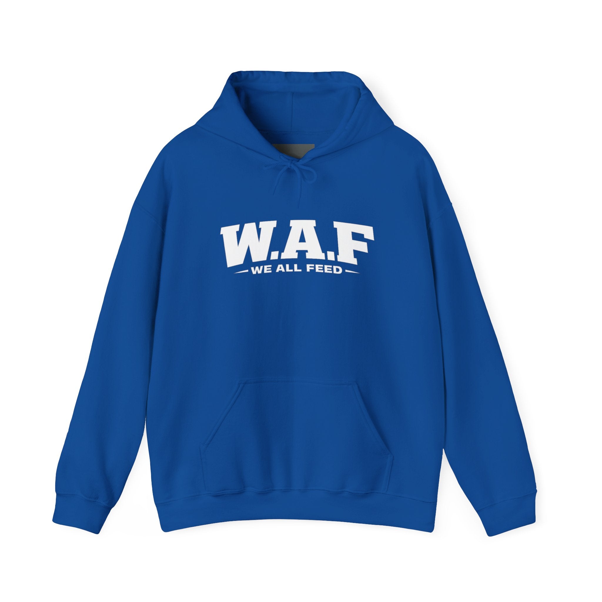 W.A.F. Hoodie – 'We All Feed' Graphic Pullover