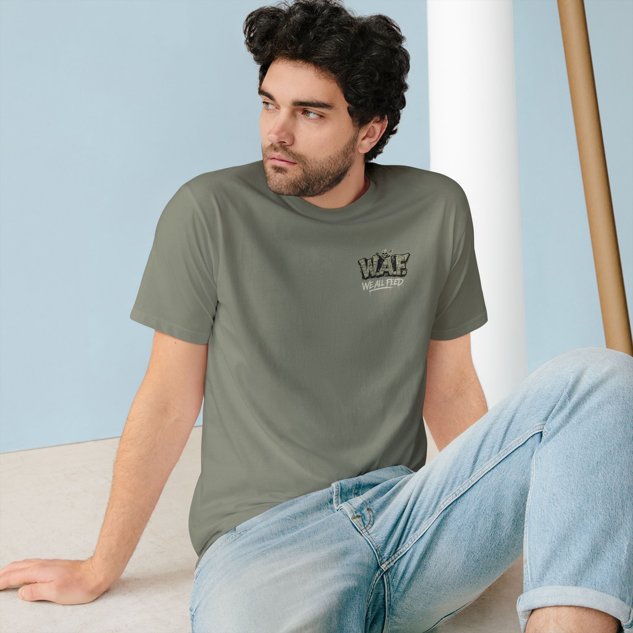 W.A.F "We All Eat Nobody Starves" Graphic Tee