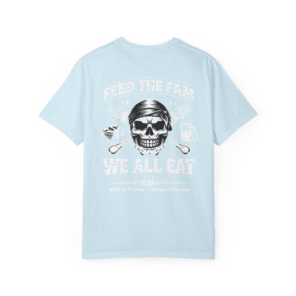 We All Eat "Feed the Fam" Skull T-Shirt
