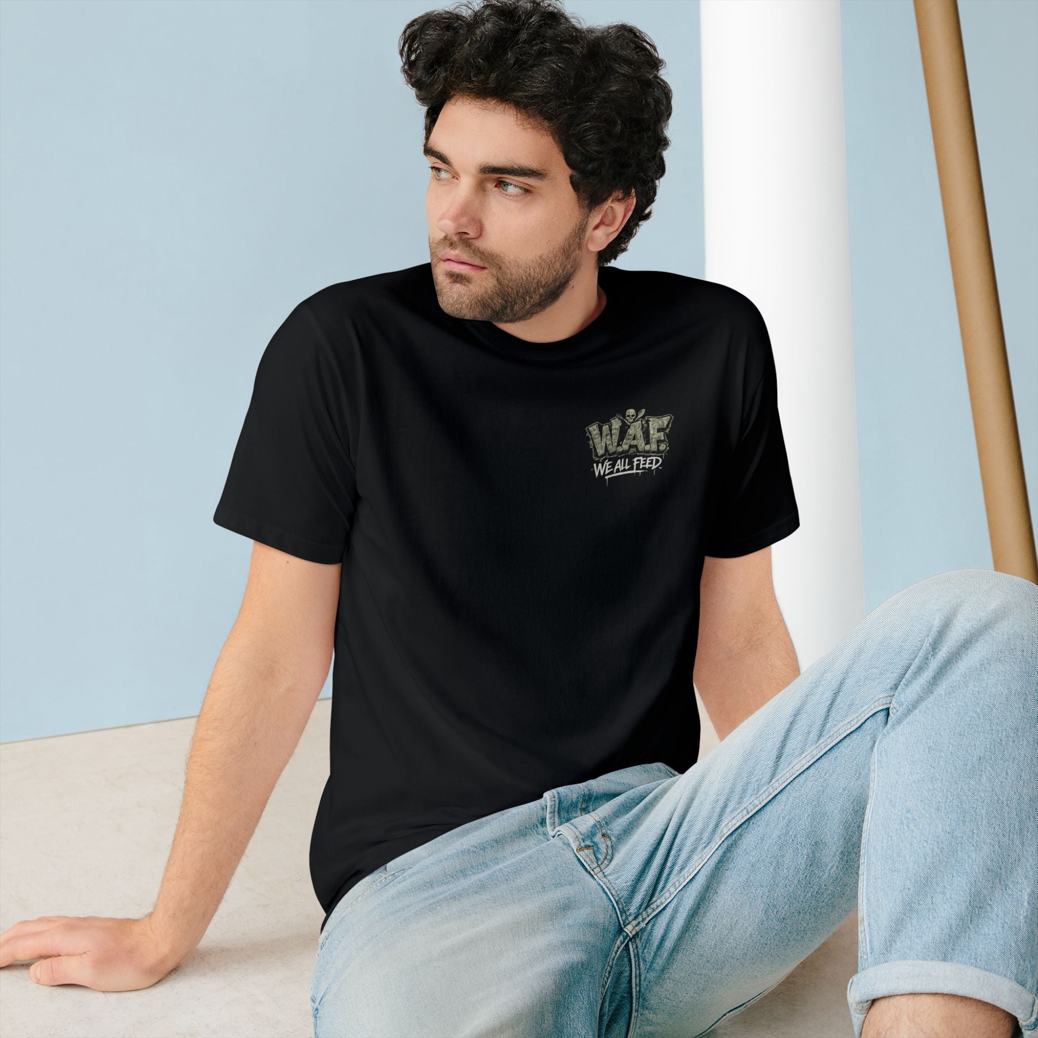 W.A.F "We All Eat Nobody Starves" Graphic Tee