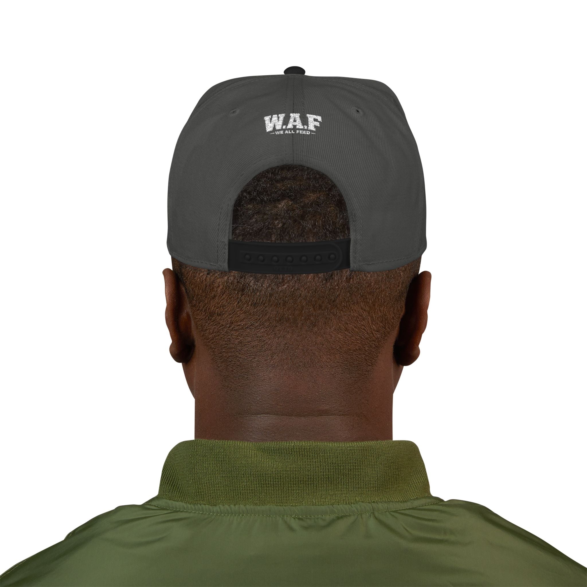 Distressed W.A.F Embroidered Snapback