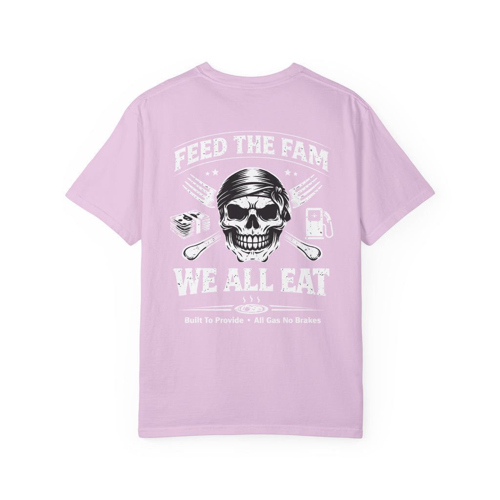 We All Eat "Feed the Fam" Skull T-Shirt