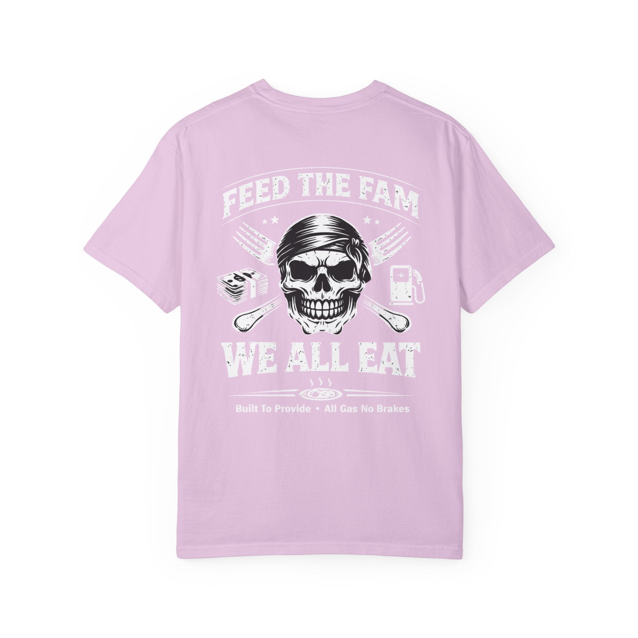 We All Eat "Feed the Fam" Skull T-Shirt
