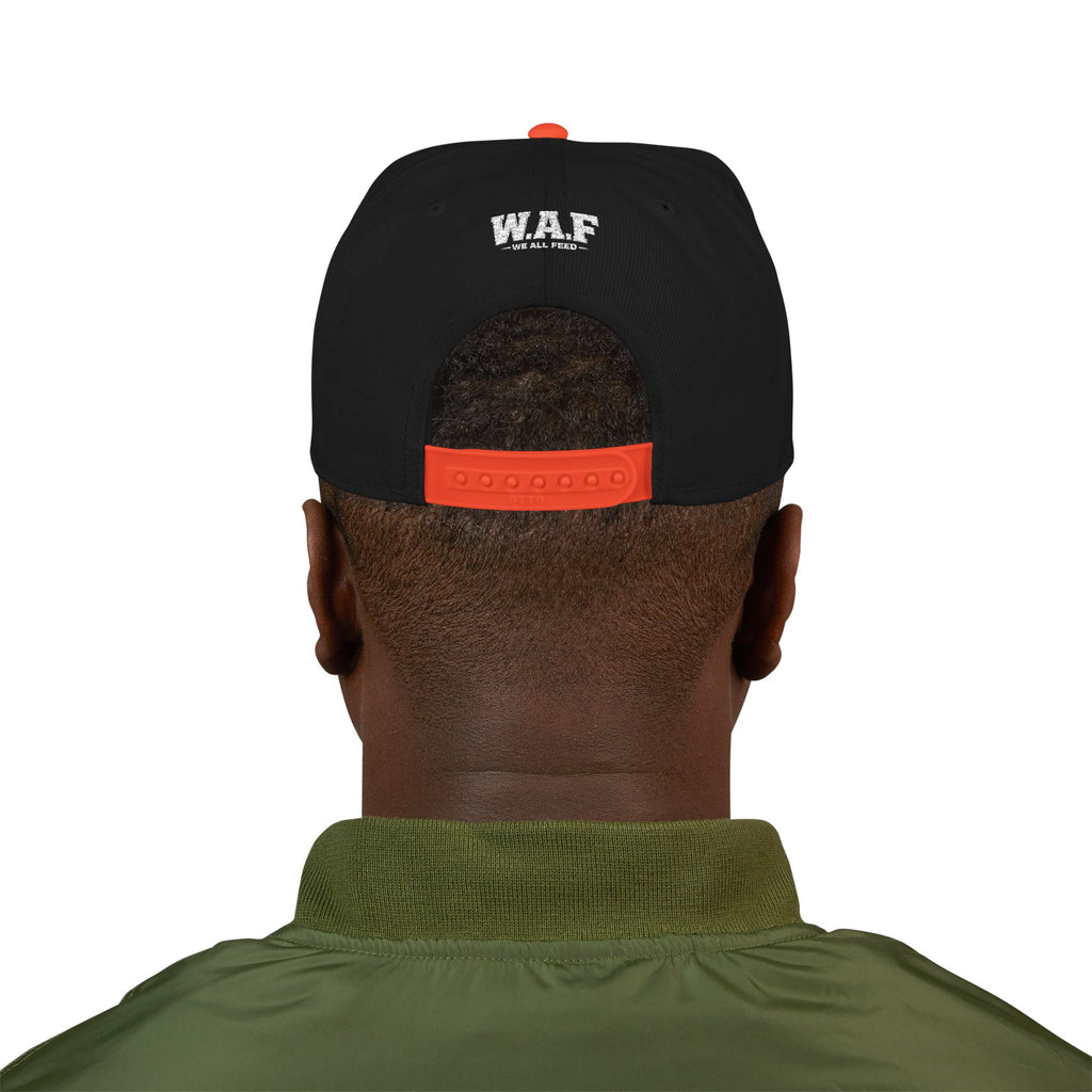 Distressed W.A.F Embroidered Snapback
