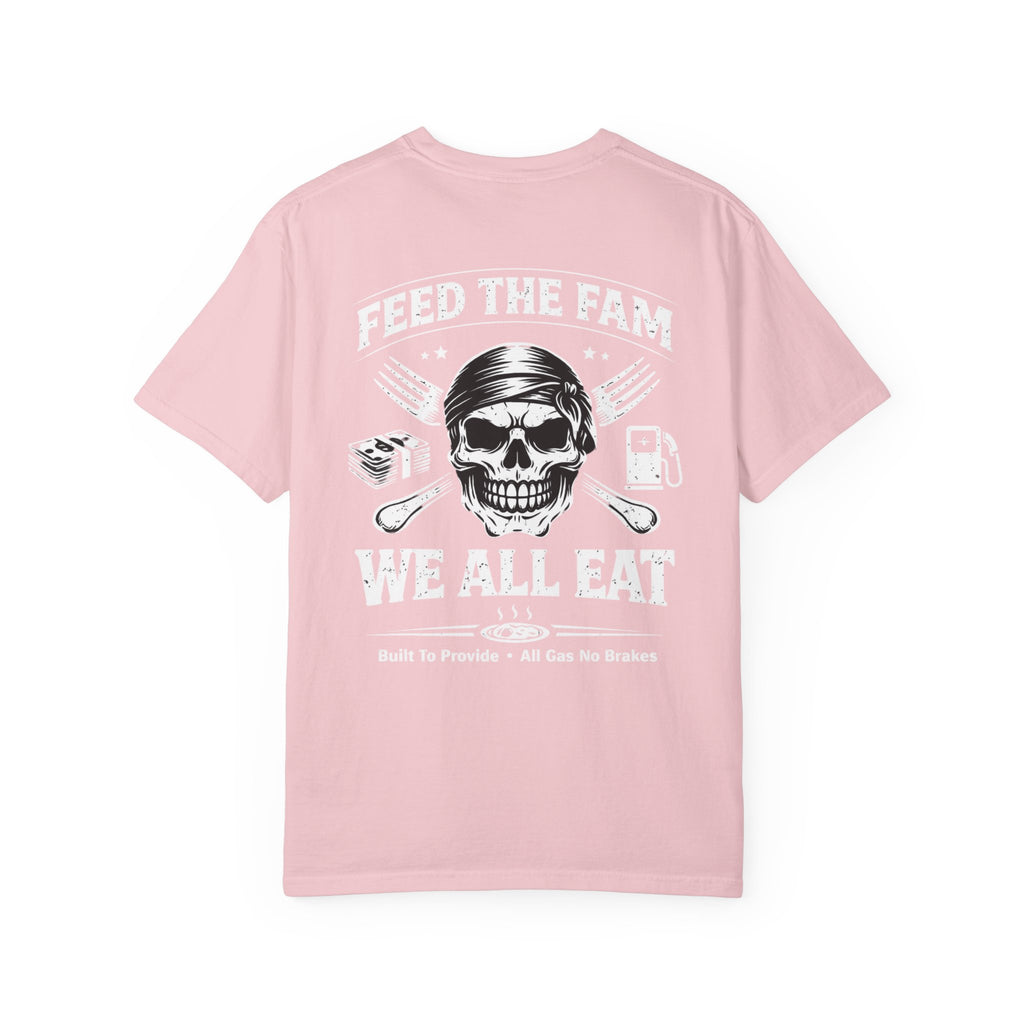 We All Eat "Feed the Fam" Skull T-Shirt