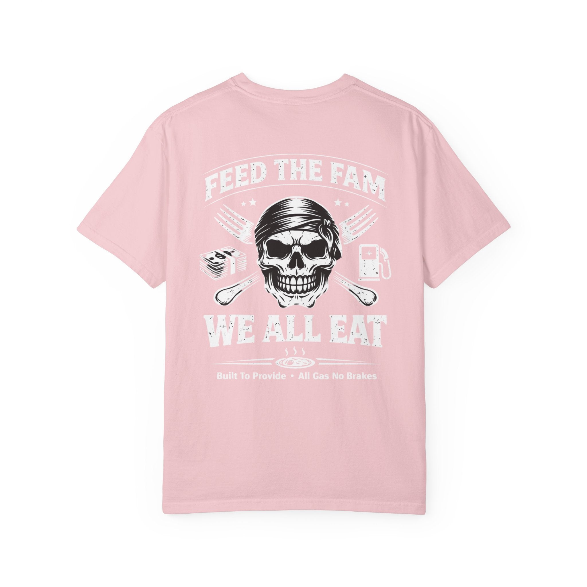 We All Eat "Feed the Fam" Skull T-Shirt