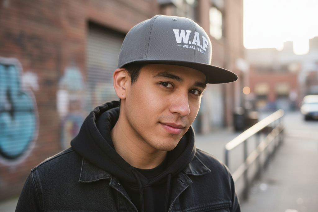 Distressed W.A.F Embroidered Snapback