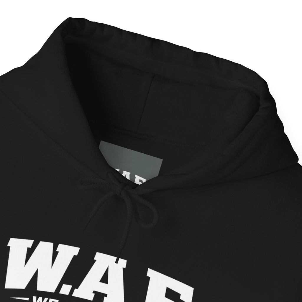 W.A.F. Hoodie – 'We All Feed' Graphic Pullover