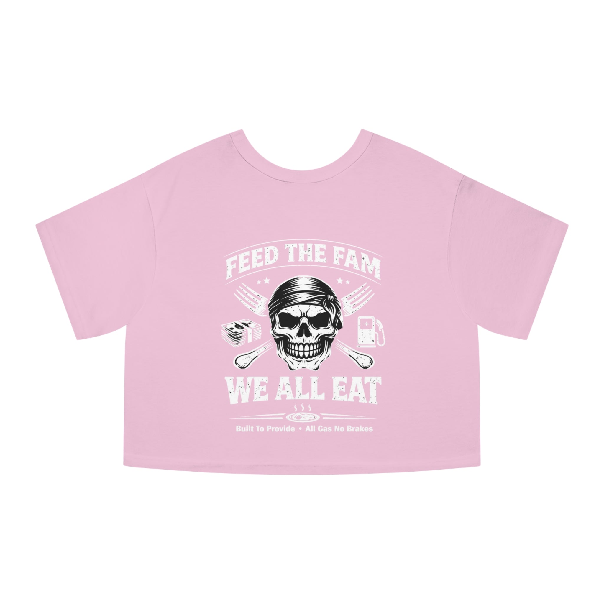 W.A.F Feed The Fam Cropped T-Shirt