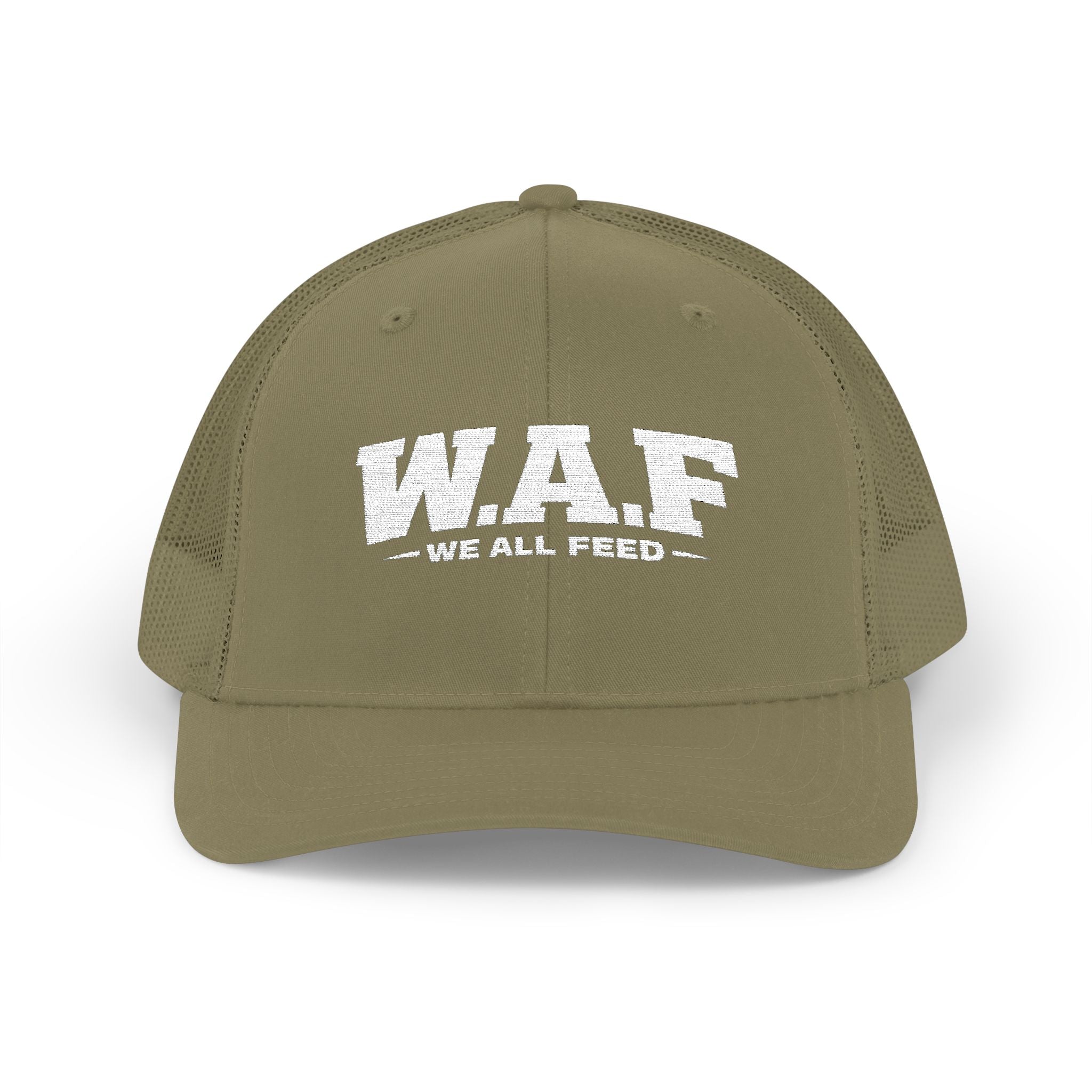 WAF 'We All Feed' Embroidered Trucker Snapback