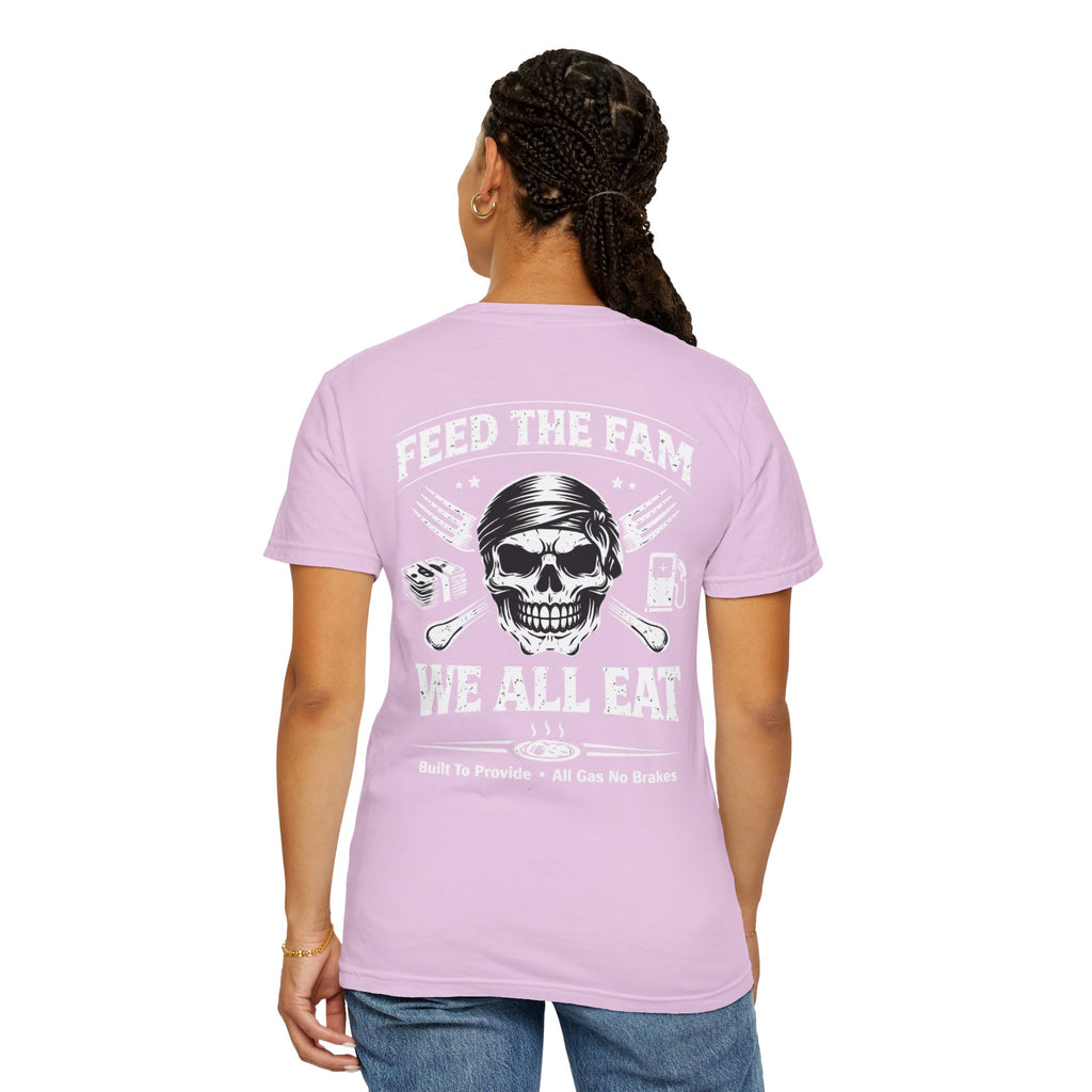 We All Eat "Feed the Fam" Skull T-Shirt