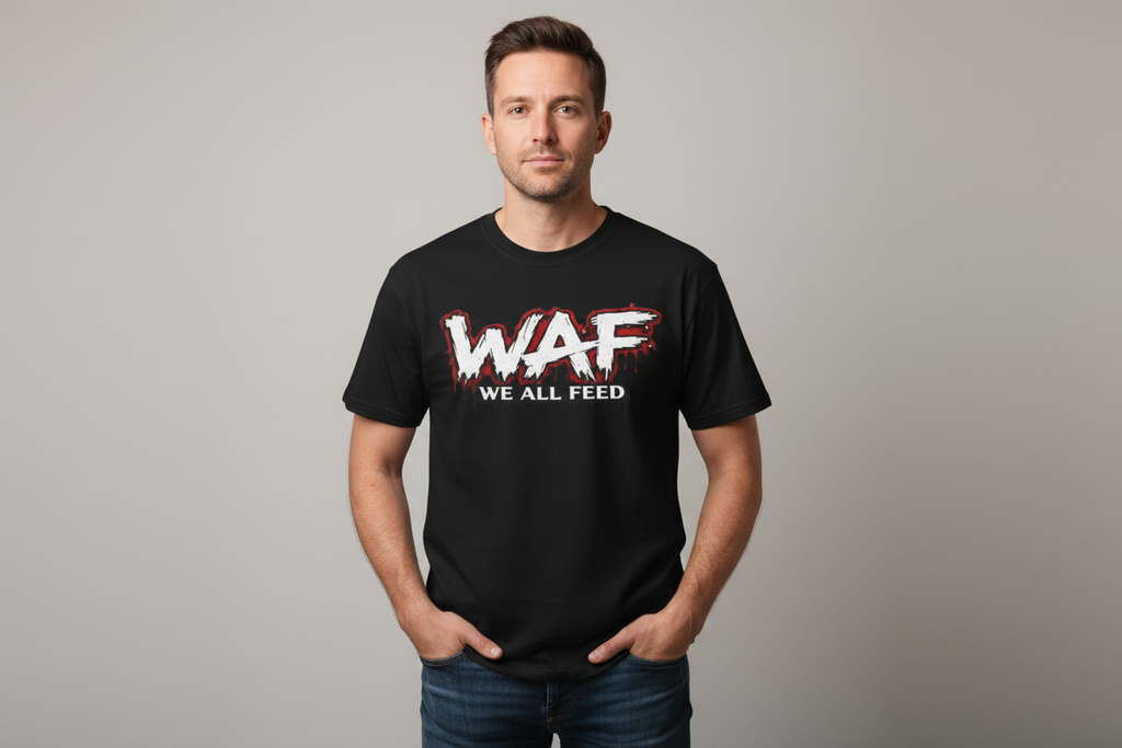 WAF "We All Feed" Graphic Tee