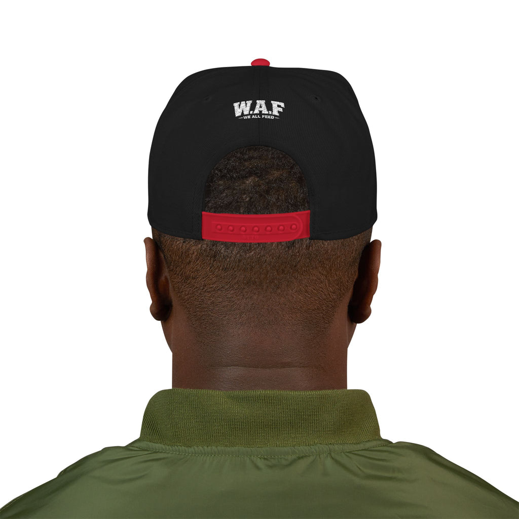 Distressed W.A.F Embroidered Snapback