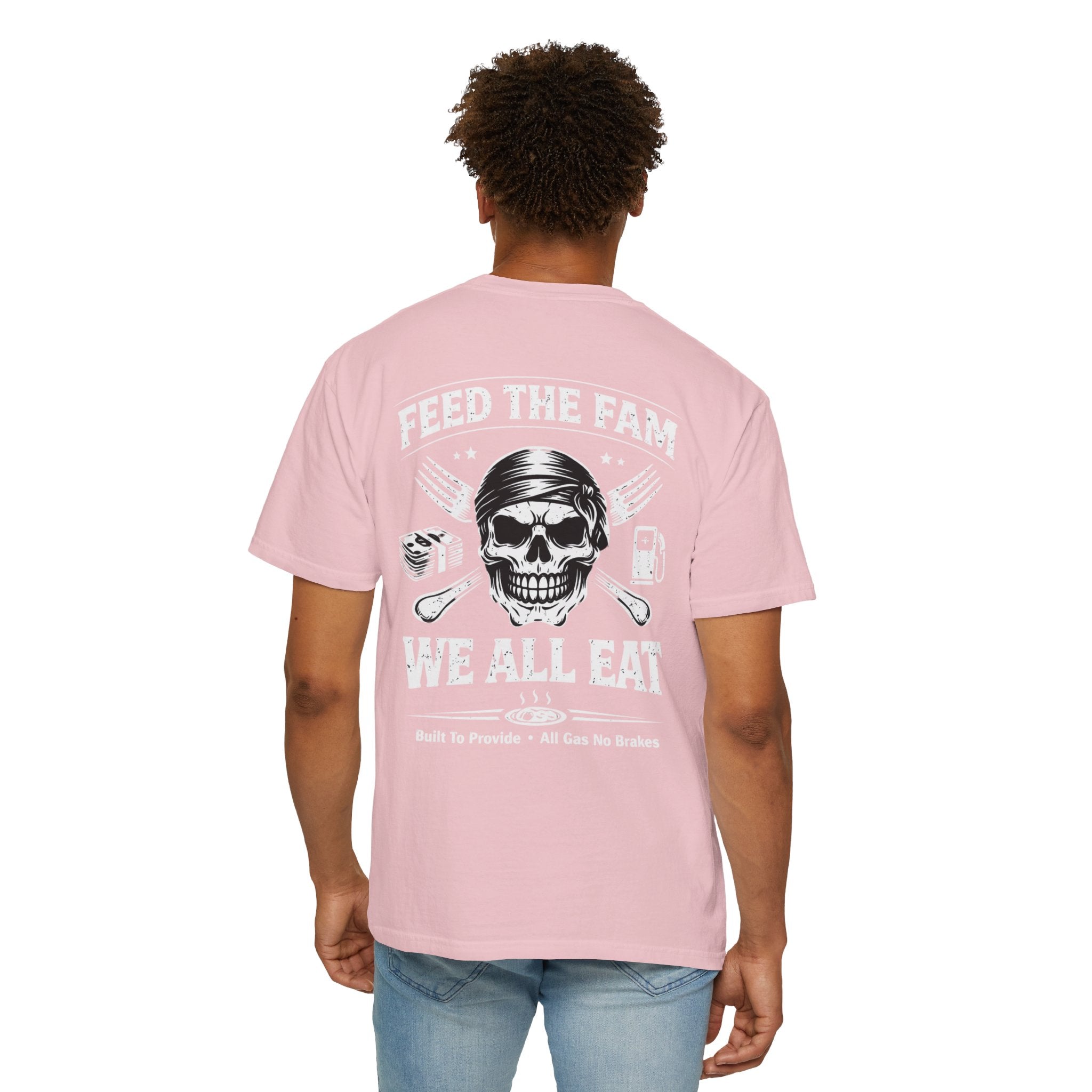 We All Eat "Feed the Fam" Skull T-Shirt