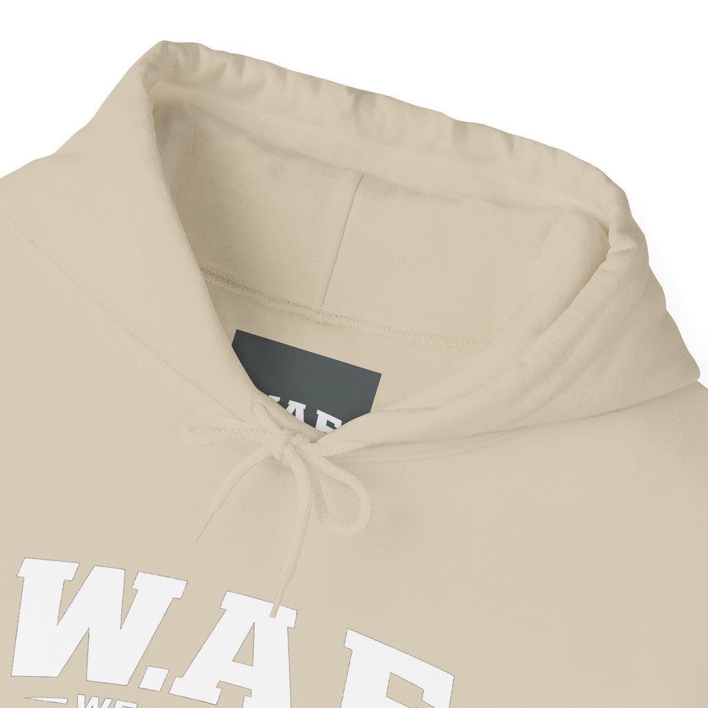 W.A.F. Hoodie – 'We All Feed' Graphic Pullover