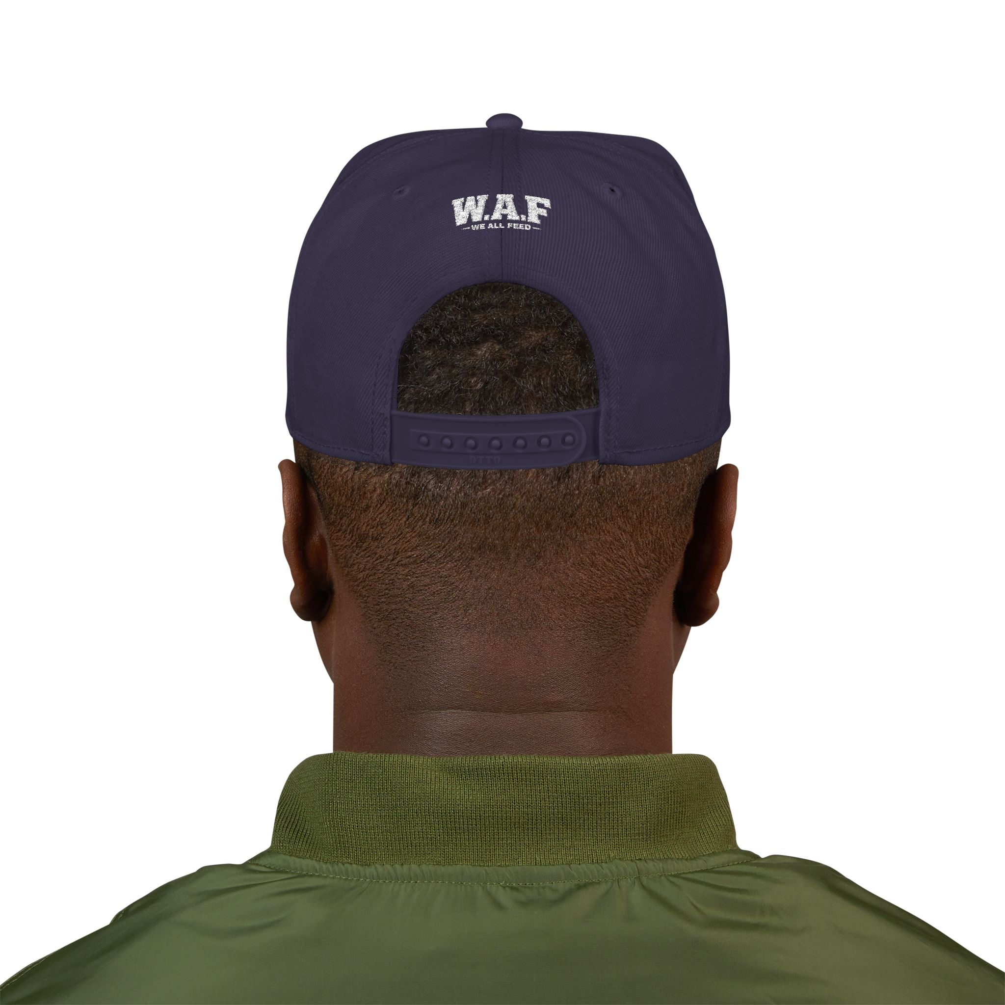 Distressed W.A.F Embroidered Snapback