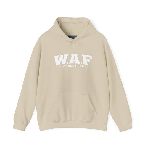 W.A.F. Hoodie – 'We All Feed' Graphic Pullover