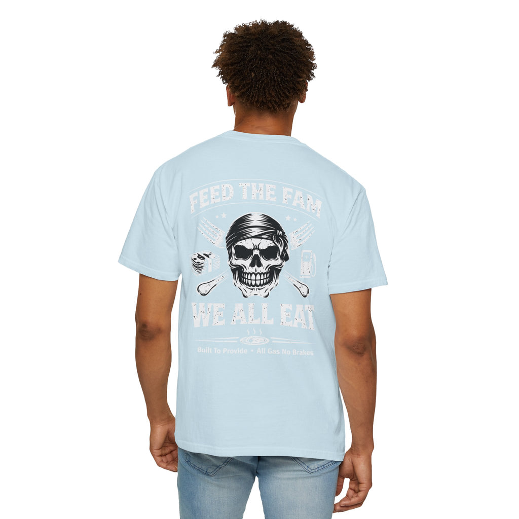 We All Eat "Feed the Fam" Skull T-Shirt