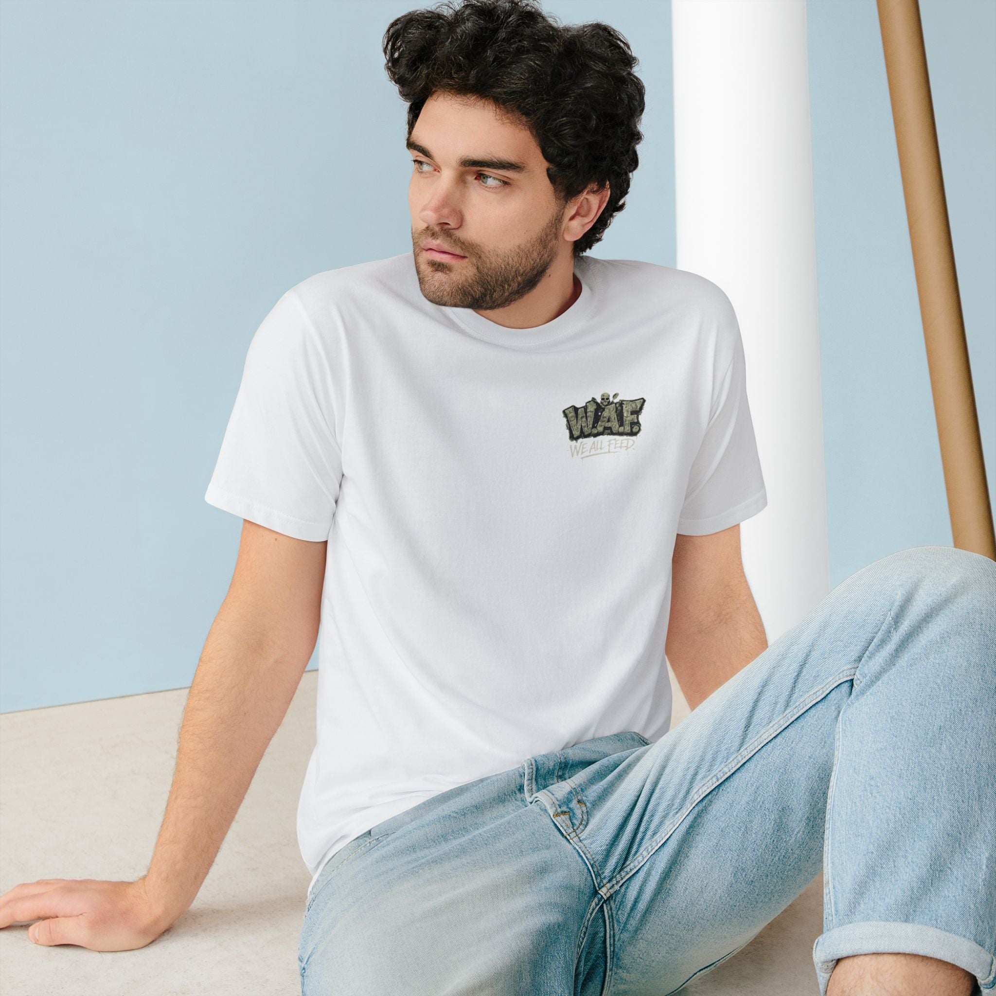 W.A.F "We All Eat Nobody Starves" Graphic Tee
