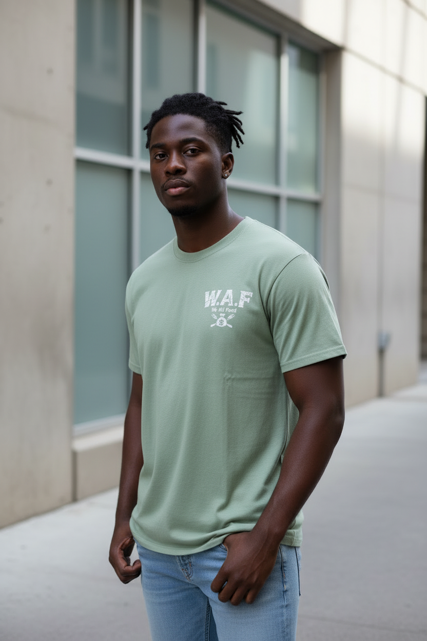 We All Eat "Feed the Fam" Skull T-Shirt