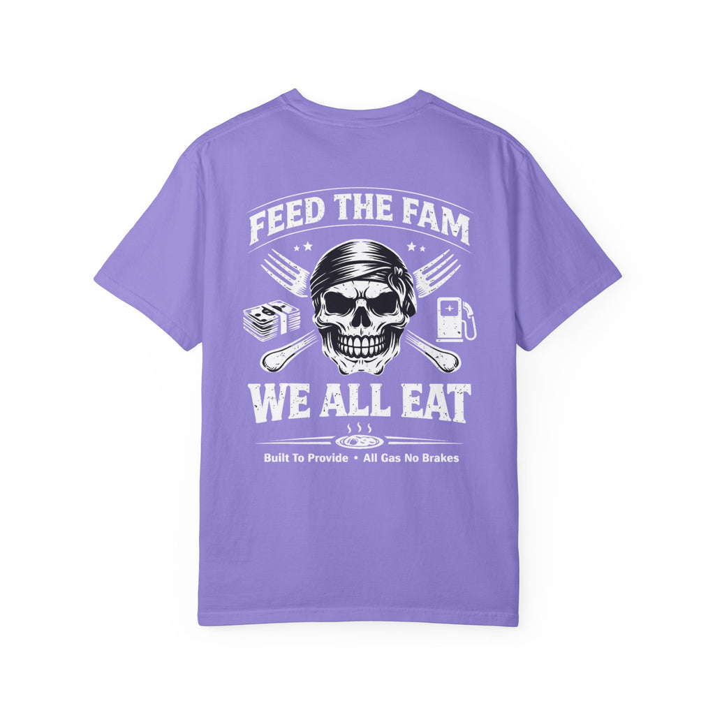 We All Eat "Feed the Fam" Skull T-Shirt