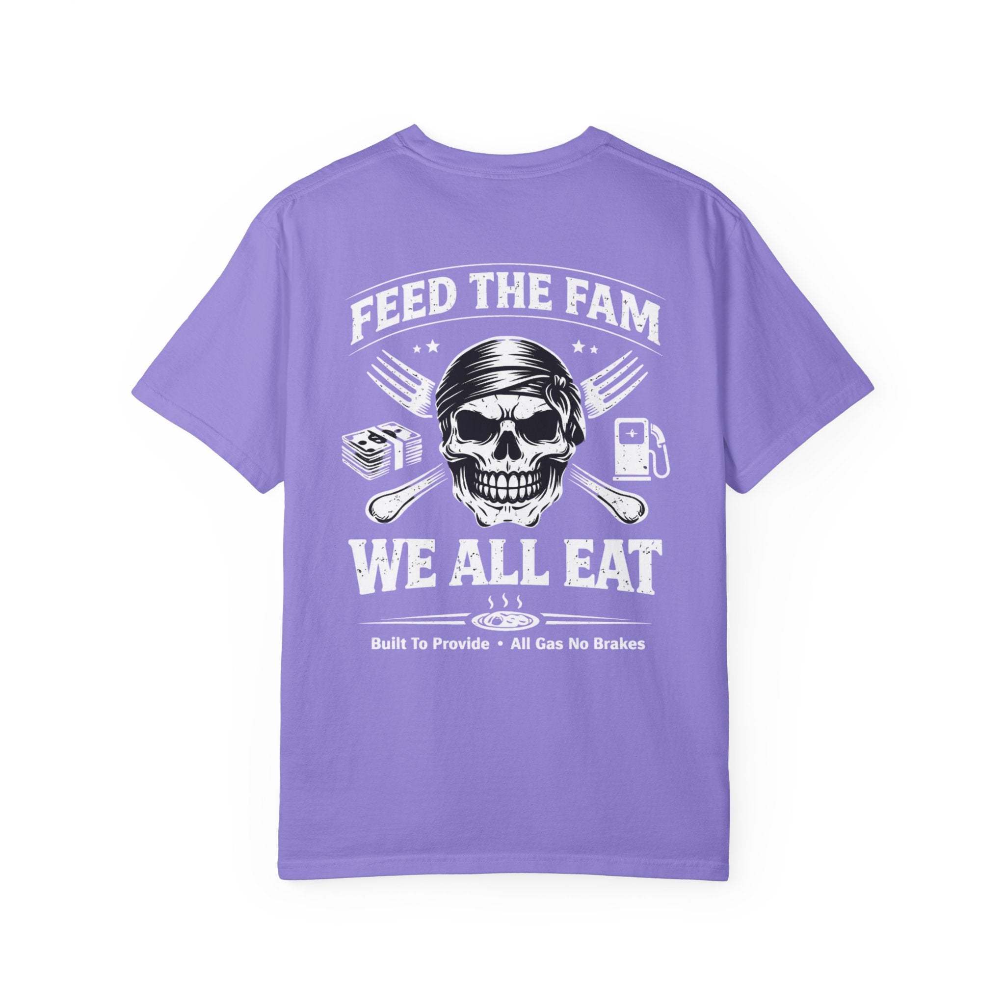 We All Eat "Feed the Fam" Skull T-Shirt
