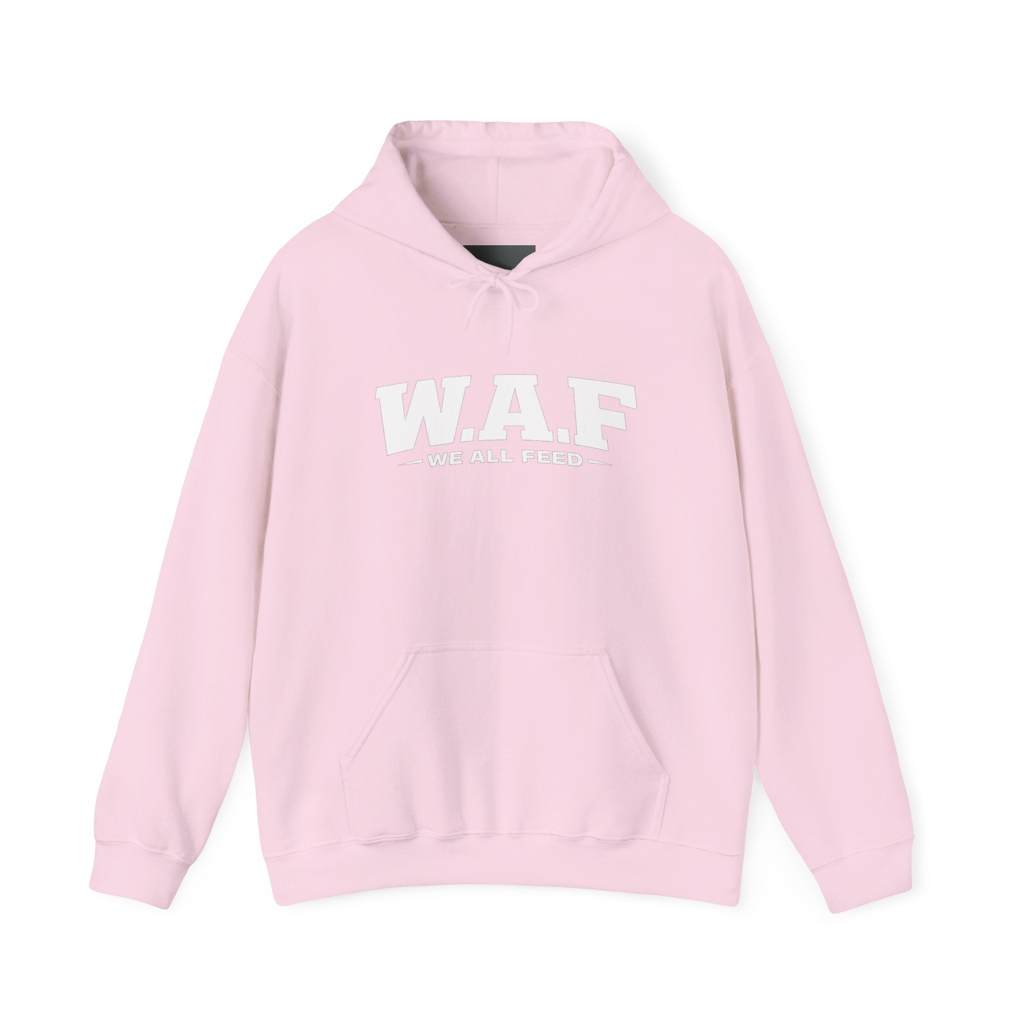 W.A.F. Hoodie – 'We All Feed' Graphic Pullover