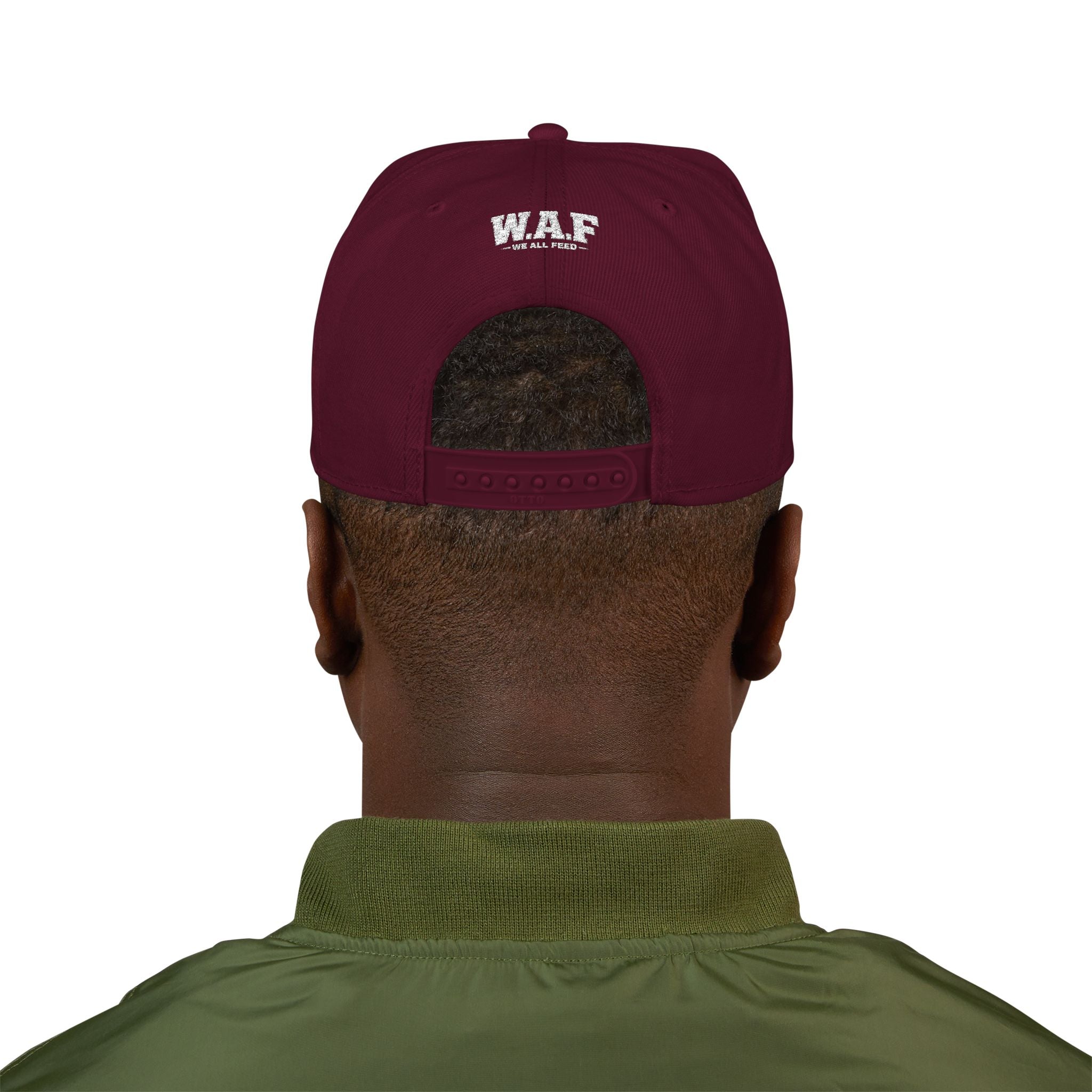 Distressed W.A.F Embroidered Snapback