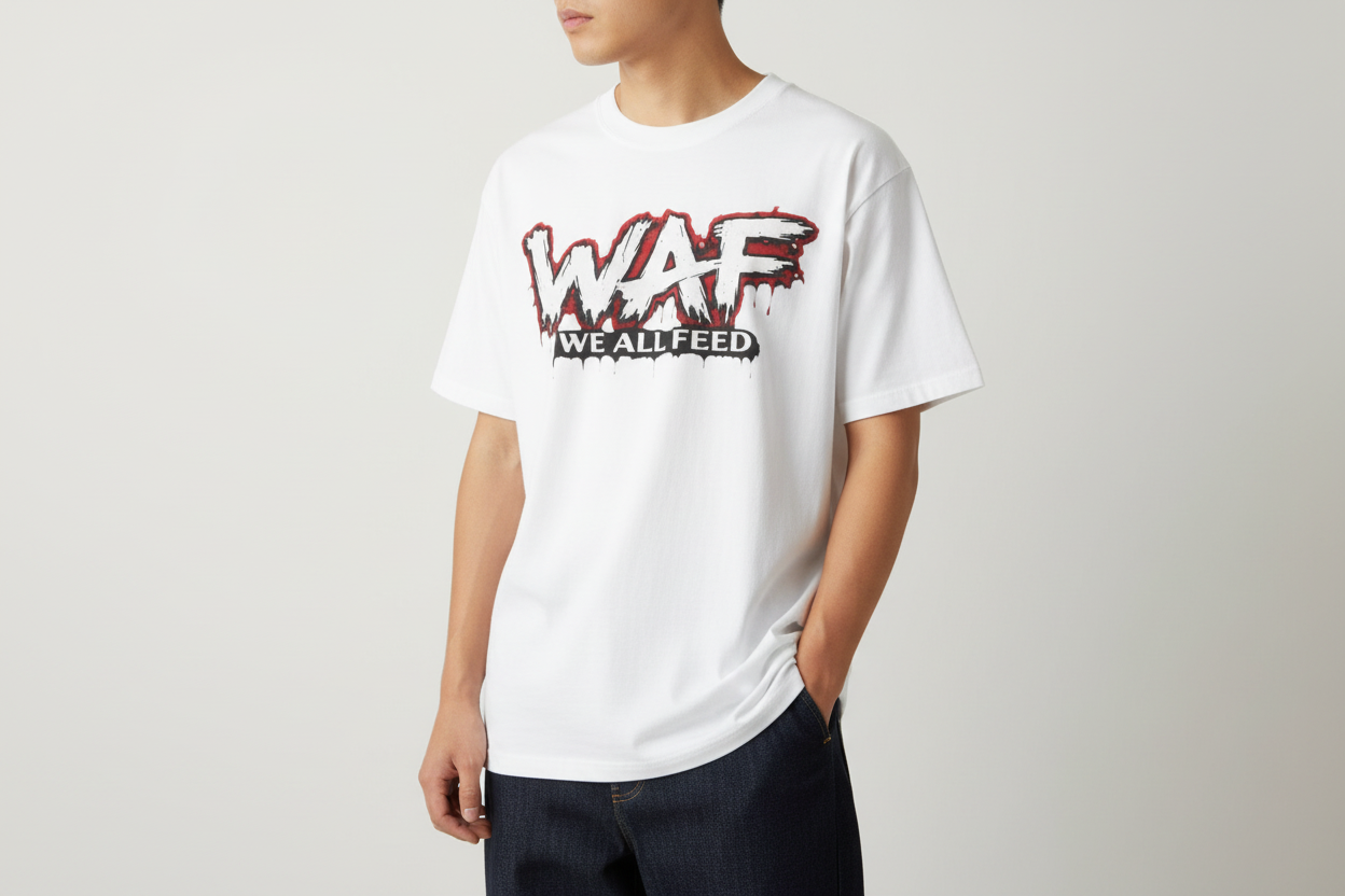 WAF "We All Feed" Graphic Tee