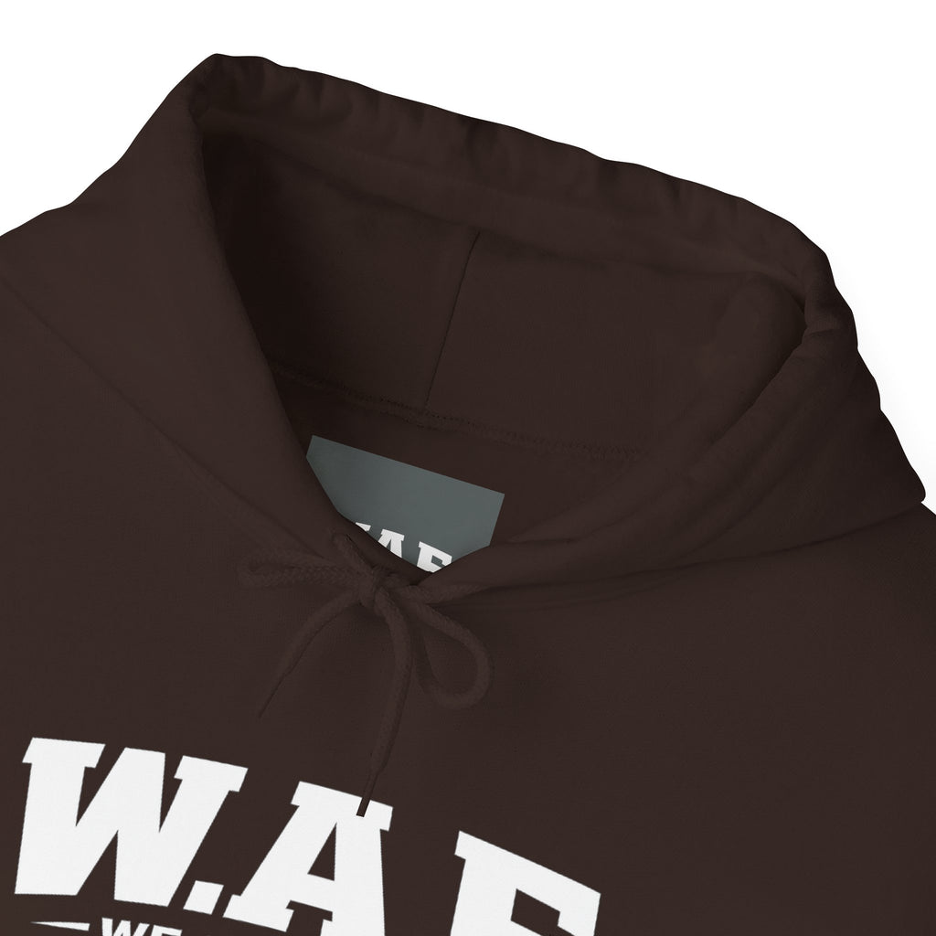 W.A.F. Hoodie – 'We All Feed' Graphic Pullover